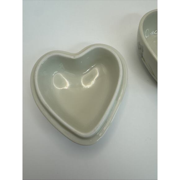 Vintage Takahashi Porcelain Heart‎ Shaped Trinket Jewelry Box Japan Floral SFO - Picture 5 of 9